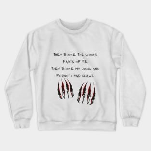 Wings and Claws Crewneck Sweatshirt